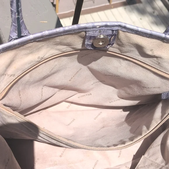 🔷EUC & HTF Brahmin Anytime Tote in Patina La Scala